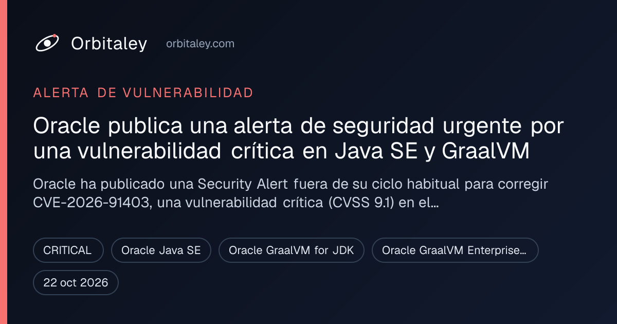 Oracle issues an urgent security alert for a critical flaw in Java SE ...